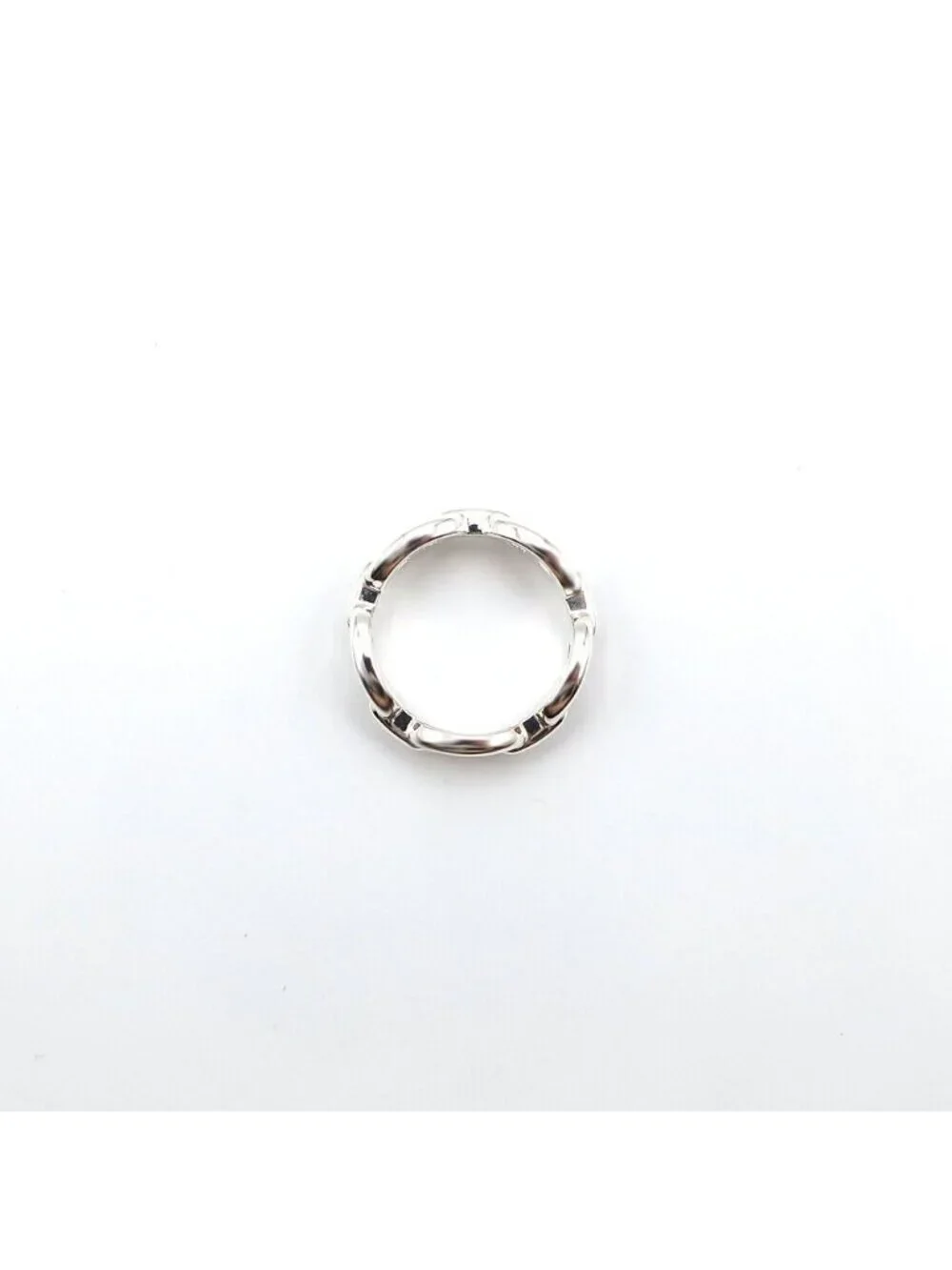 Hermes Chaine D'ancre Enchainee Ring PM Small Silver